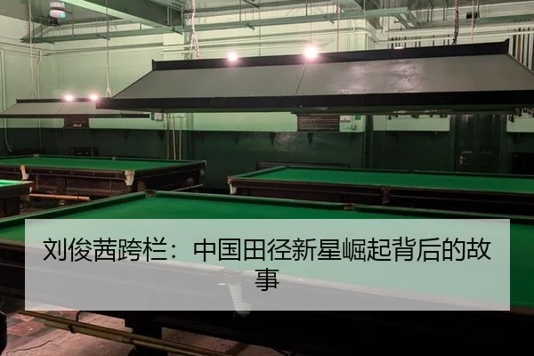 刘俊茜跨栏：中国田径新星崛起背后的故事